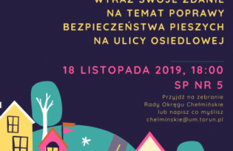 Bezpieczna szkola do szkoly na Osiedlu Jozefa-spotkanie z Urzędnikami i Mieszkańcami